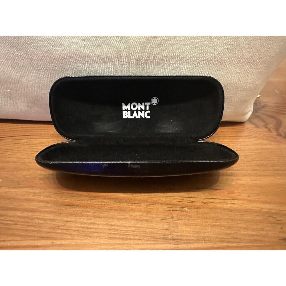 Mont Blanc Glasses Case, Preowned with Flaw- Hard Case With Soft Lining- READ
